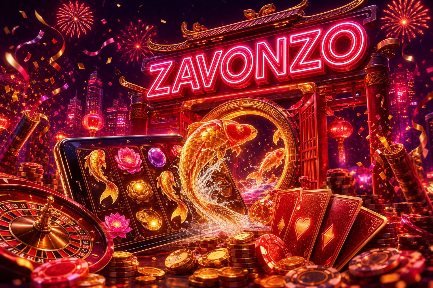 Kelinci keberuntungan dalam permainan Fortune Rabbit di ZAVONZO